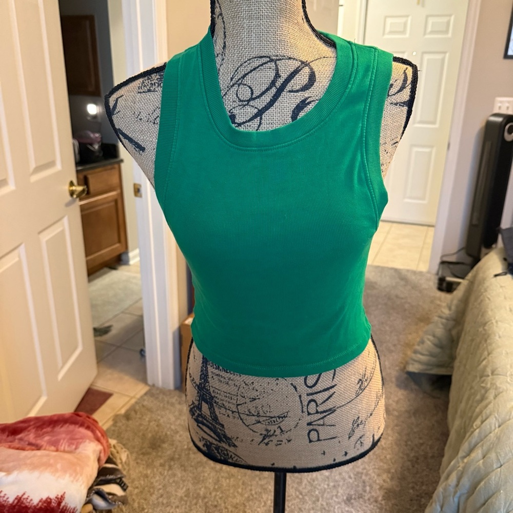 Zara Vibrant Green Tank Top